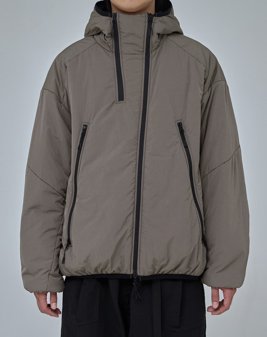 모이프 AW24 더블집 인슐레이티드 파카 스톤 1사이즈 상품이미지5