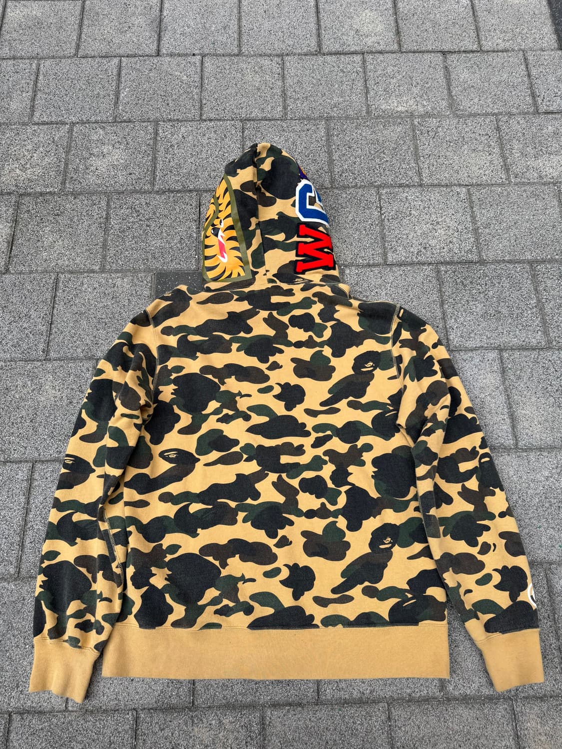 베이프 BAPE 샤크 후드 카모 XXL 상품이미지2