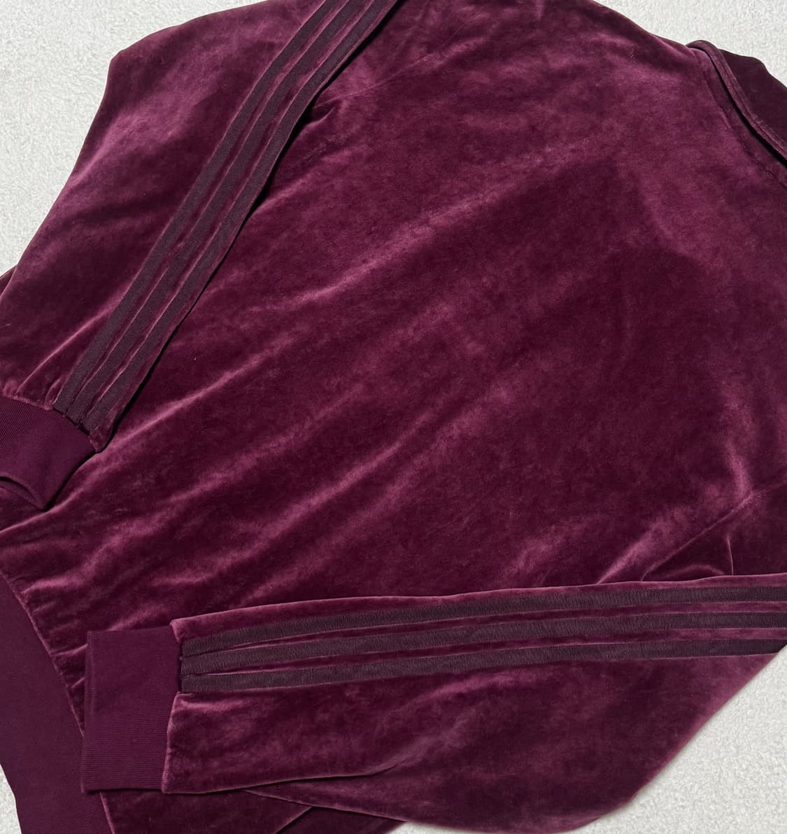 아디다스 벨벳 버건디 져지  상품이미지8