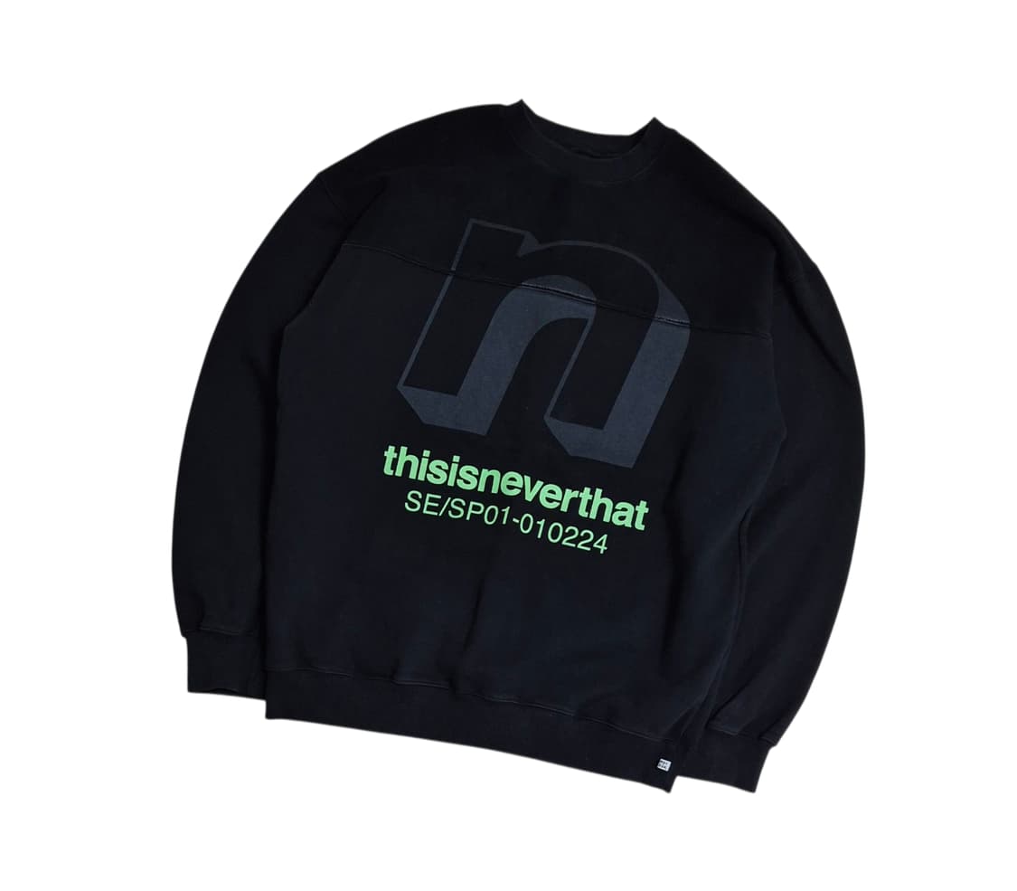 디스이즈네버댓 빅로고 맨투맨 상품이미지1