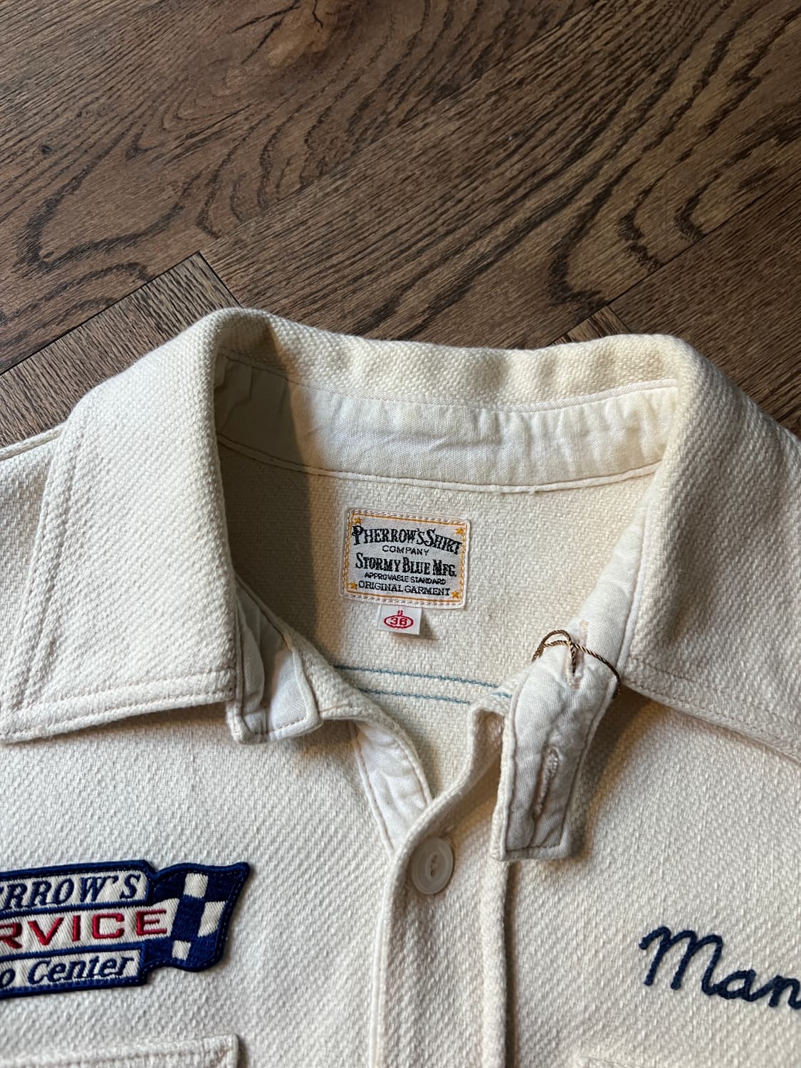 [S]Pherroe's 페로우즈 AUTO CENTER 워크셔츠 상품이미지2