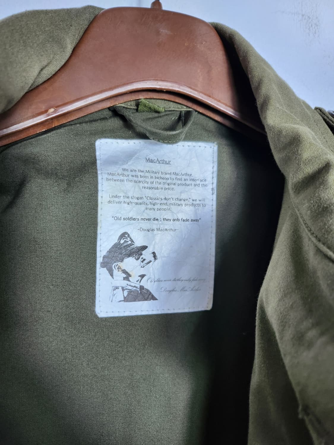 맥아더 M-43 필드자켓 상품이미지3