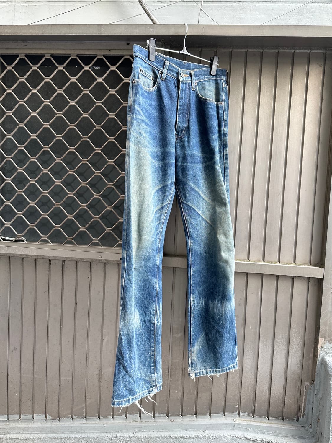 NONE vintage yellow washing denim pants 상품이미지2