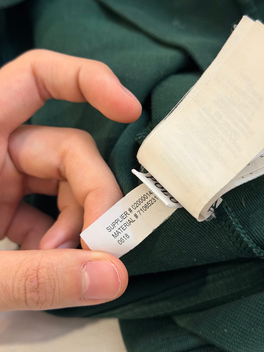 희귀컬러) 폴로 랄프로렌 신형 후드집업 말차 그린 화이트포니 상품이미지5