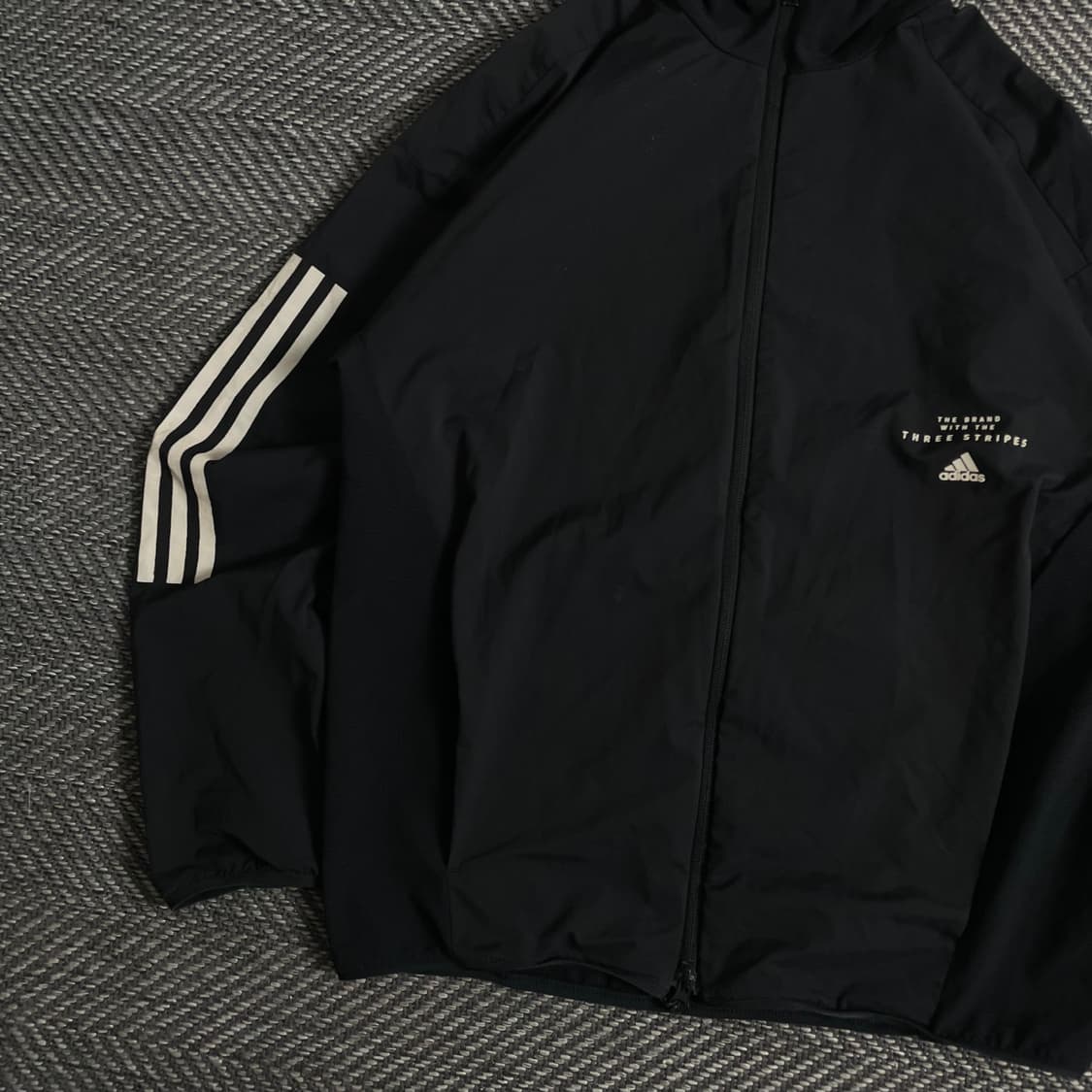 아디다스 블랙 우븐 경량 트랙 바람막이o 2977 상품이미지3