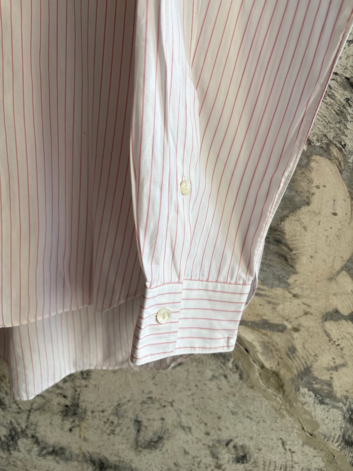 L Q Y’s for men design Pink Stripe Shirt 상품이미지4