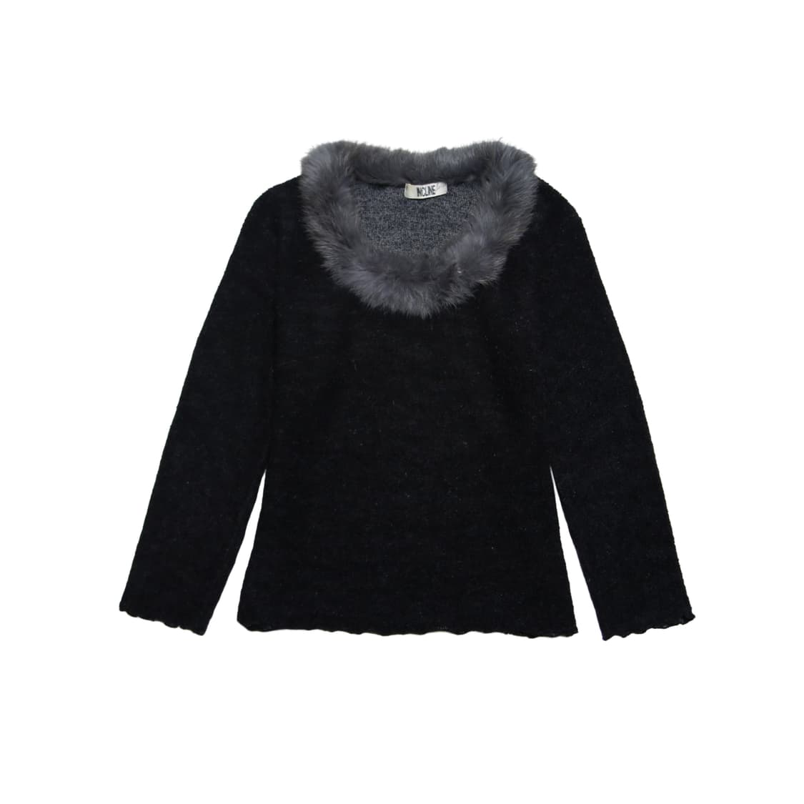 Incline Fur Detail knit 상품이미지1