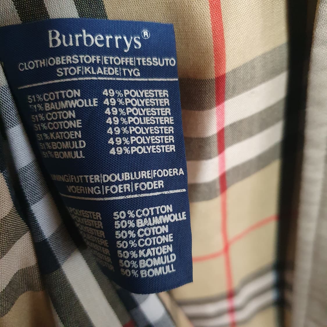 버버리 트렌치코트 66사이즈 상품이미지4