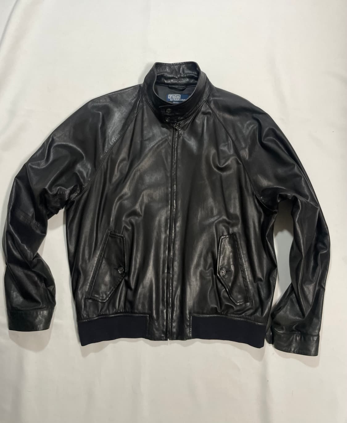 90‘s 랄프로렌 폴로 램스킨 바라쿠타 자켓 상품이미지1