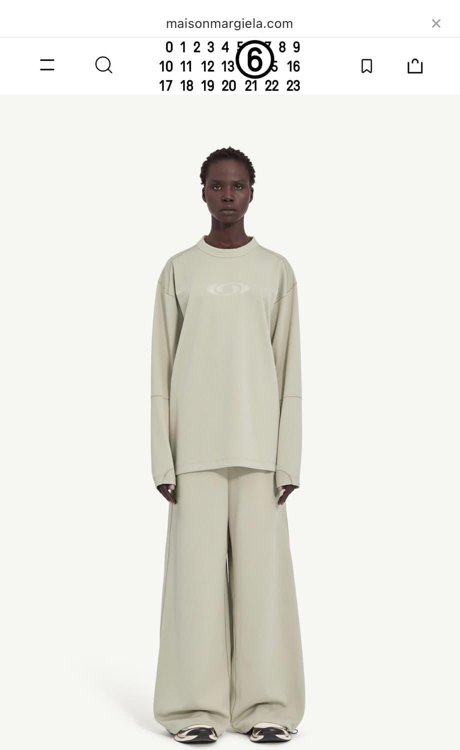 (L) 살로몬 MM6 콜라보 롱슬리브 새상품 상품이미지1