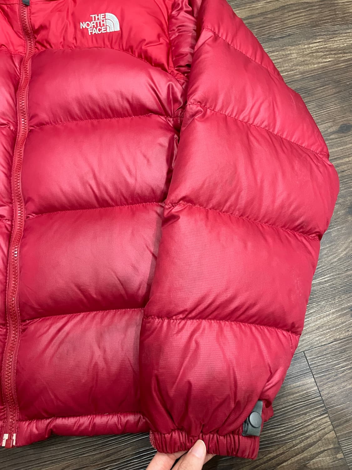 노스페이스 700 눕시 구스다운 푸퍼 패딩 레드 상품이미지4