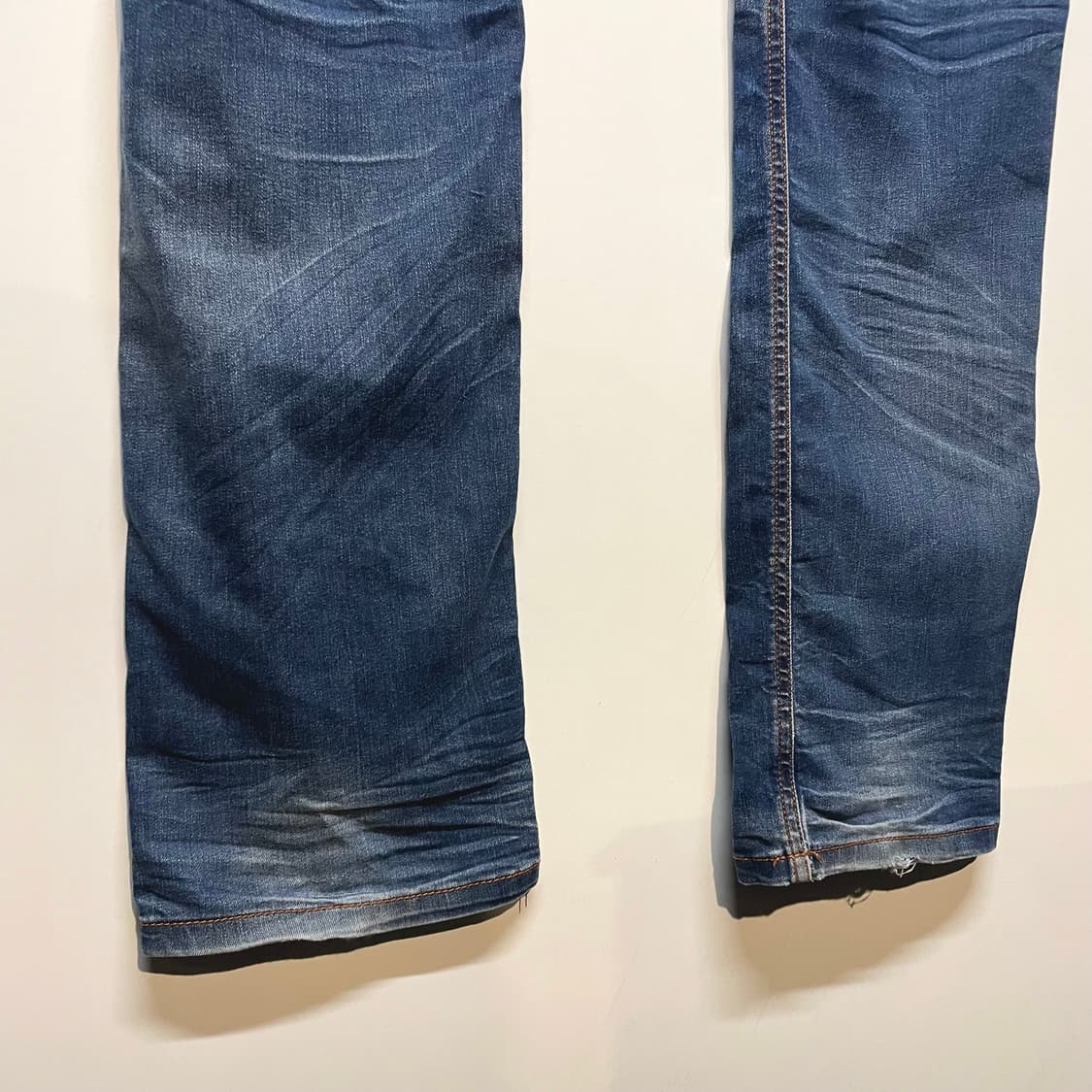 에비수 뱃지 워싱 데님 팬츠 상품이미지7