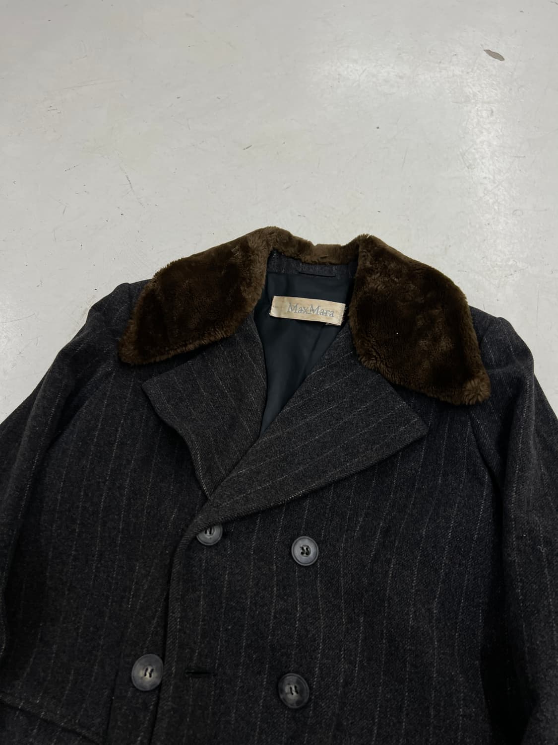 막스마라 퍼카라 울 스트라이프 자켓 상품이미지3