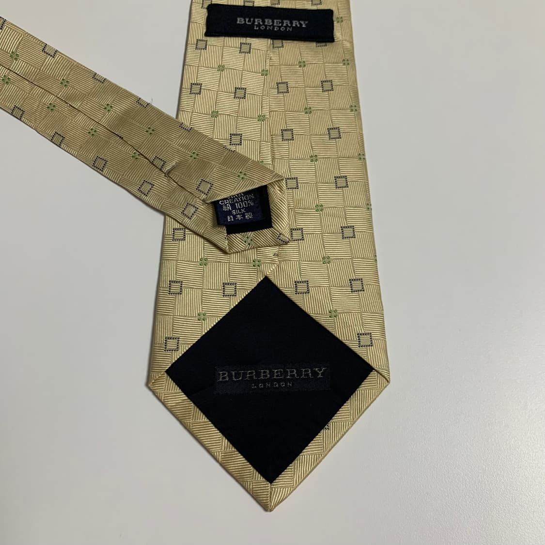 버버리(BURBERRY) 명품 100실크넥타이 A+등급 심플로고 상품이미지6