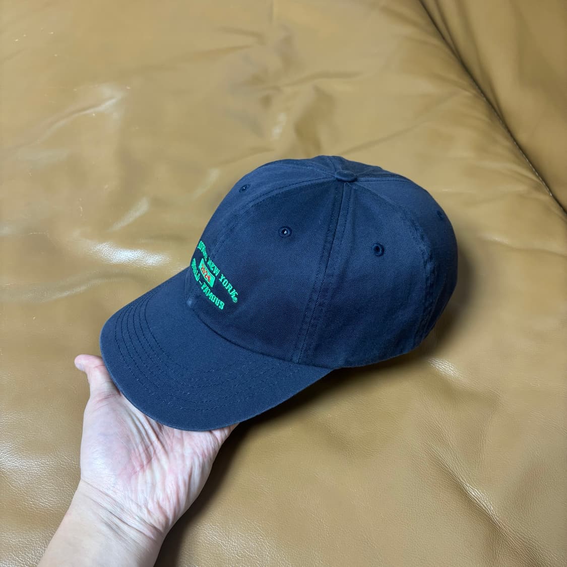 Supreme 슈프림 24ss 뉴욕 아크 네이비 6패널 볼캡 모자 상품이미지5