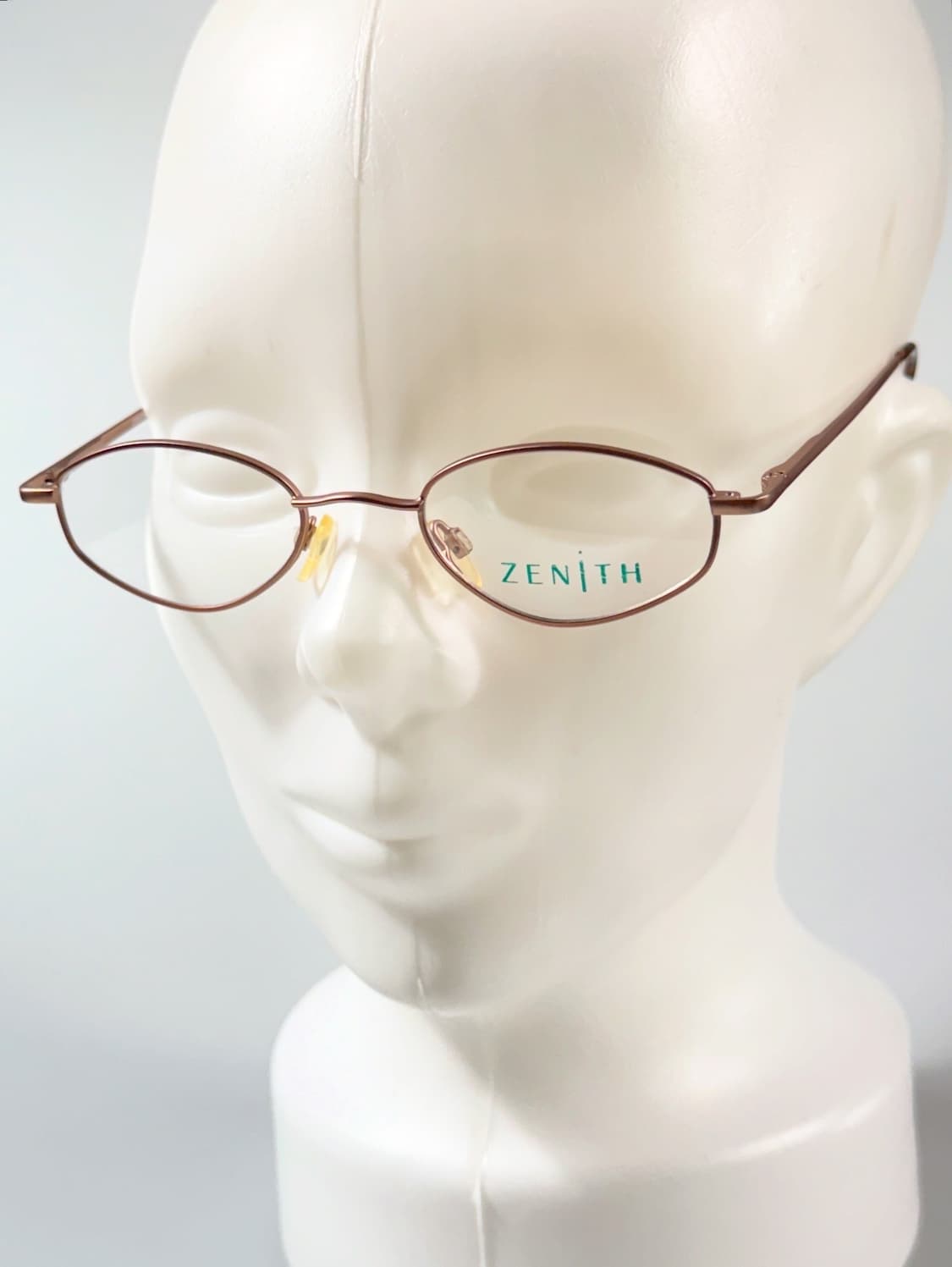 90s ZENITH 브론즈 슬림 스퀘어 빈티지 안경 상품이미지8