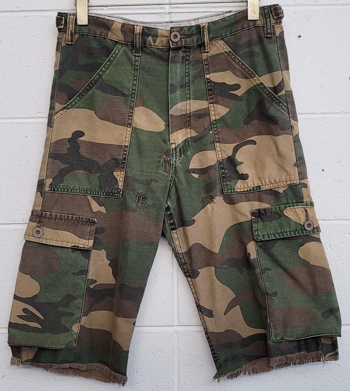 아티네로(ARTINERO) 빈티지 카모 밀리터리 하프팬츠(반바지) 판매 상품이미지1