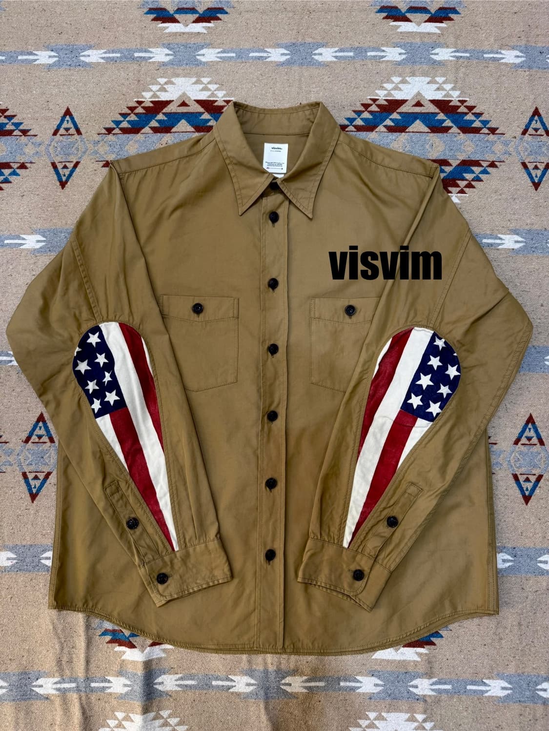 [3][L] visvim 비즈빔 USM 알바코어 셔츠 베이지 상품이미지1