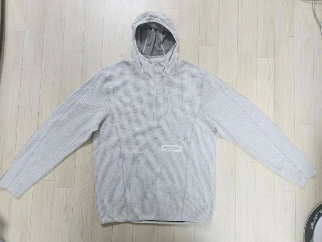 웰터 익스페리먼트 스퀘어 플리스 후드 화이트 xl 상품이미지2