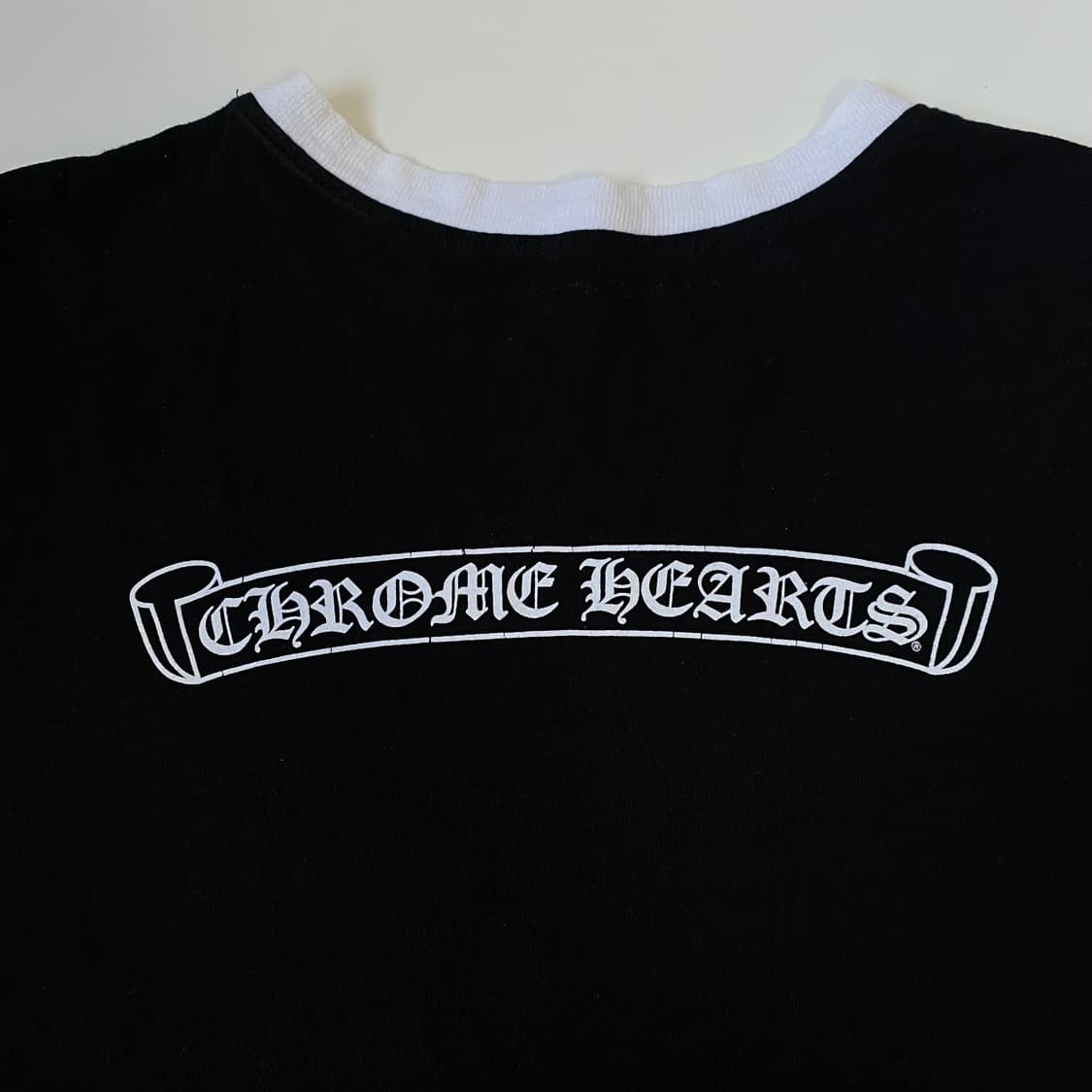 [M] 크롬하츠 롤러스케이트 홀스슈 티셔츠 블랙 상품이미지5