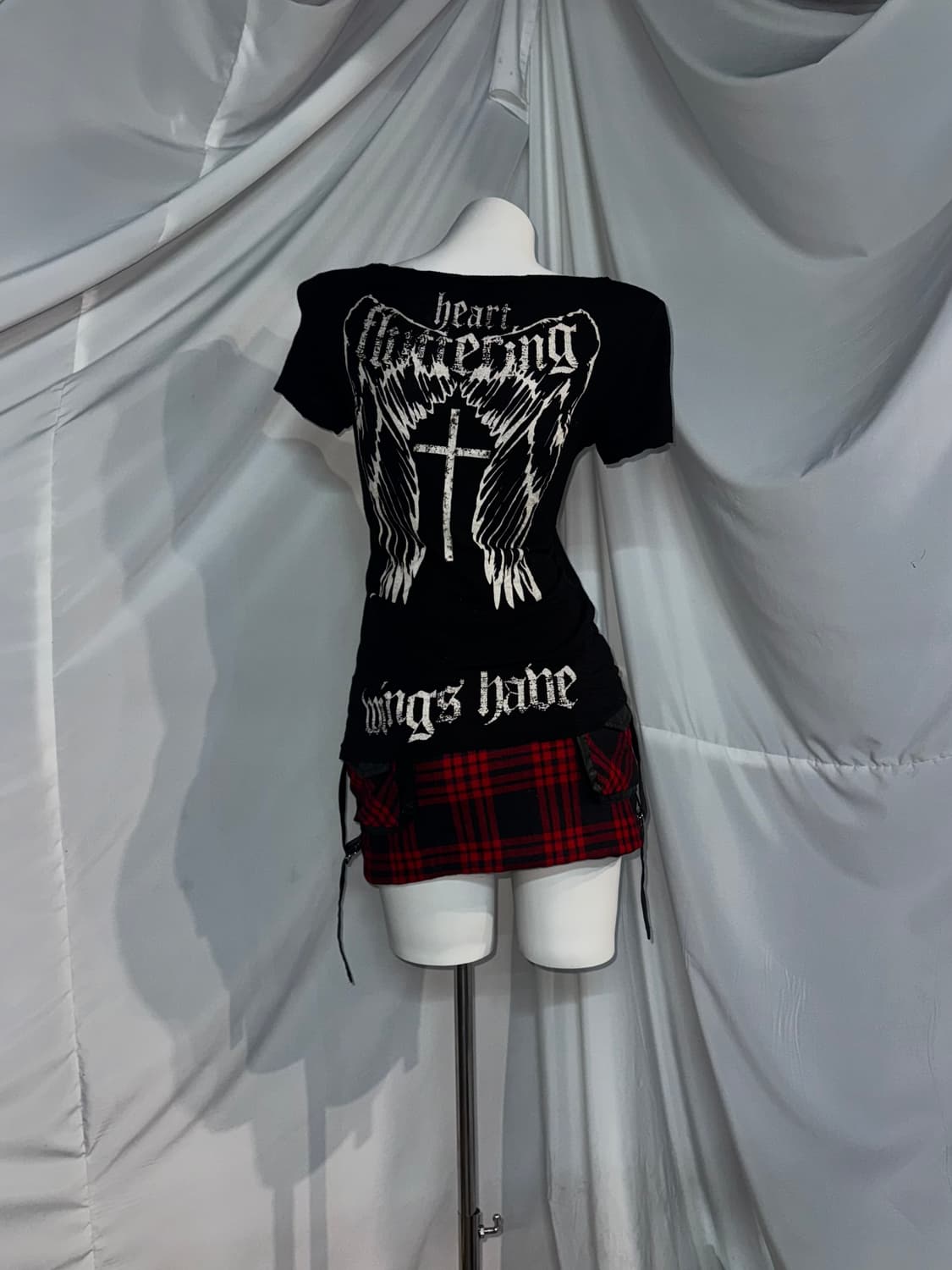 나나깔 고스트오브할렘 쥬시꾸뛰르 딱붙 데일리 펑크 코디세트  상품이미지4