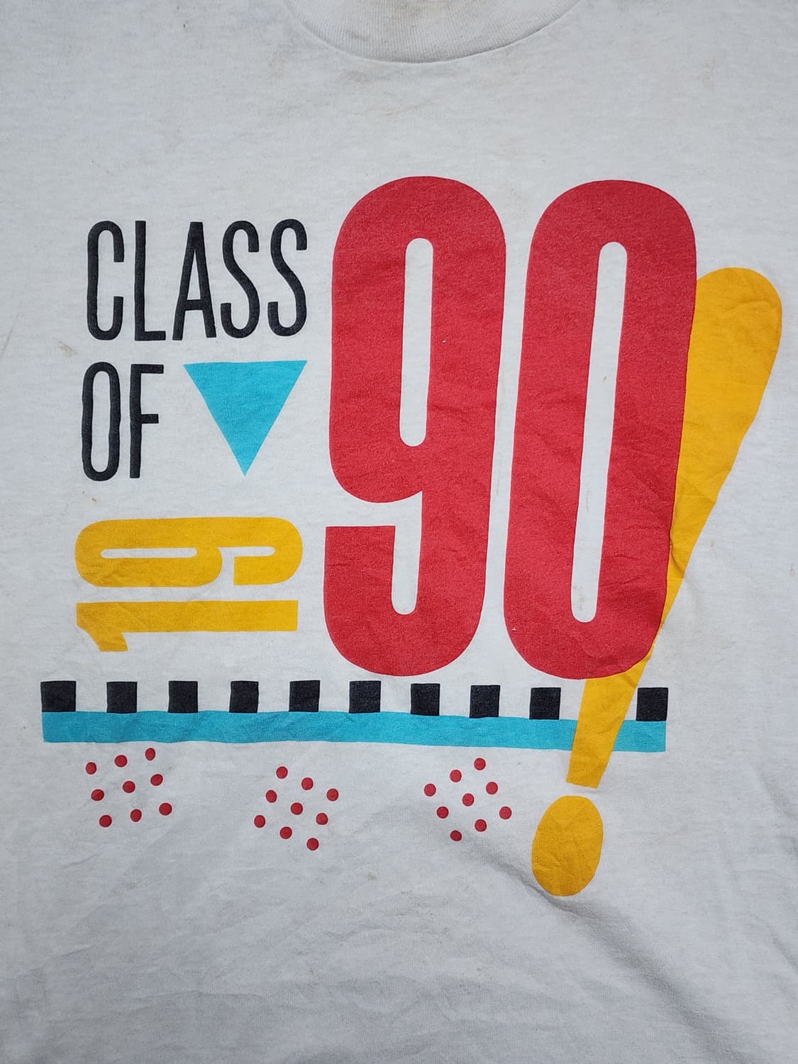 90's "Class of 90" 레트로 그래픽 티셔츠42 상품이미지3