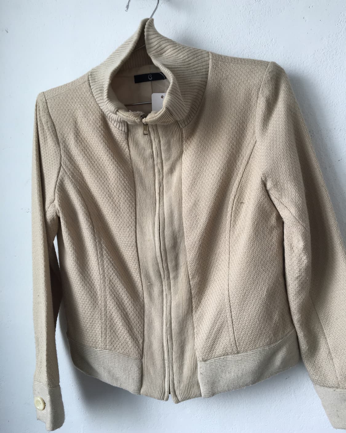 Knitted high neck jacket 상품이미지4