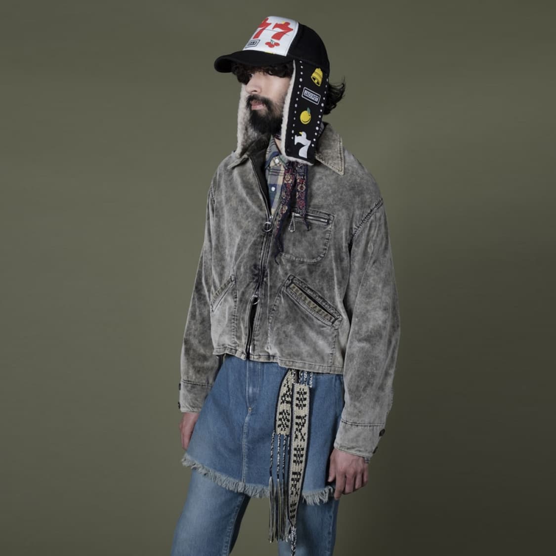 캐피탈 럭키버드 럼버 이어플랩 트러커캡 상품이미지6