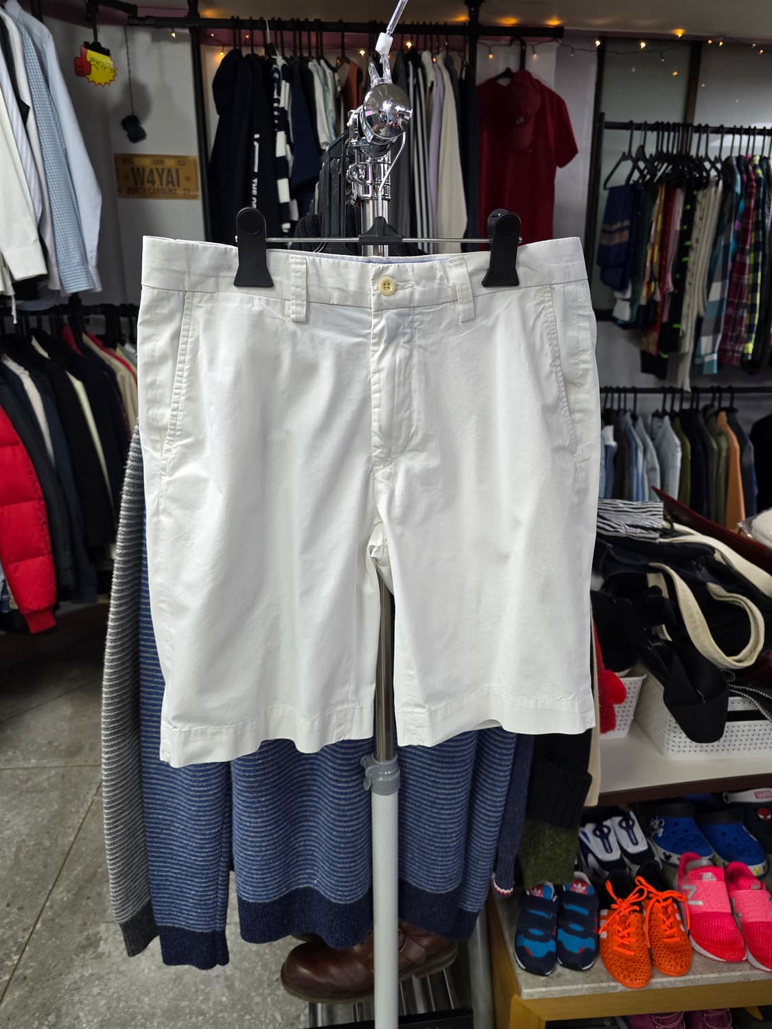 폴로 화이트 면반바지 (1370) 상품이미지1