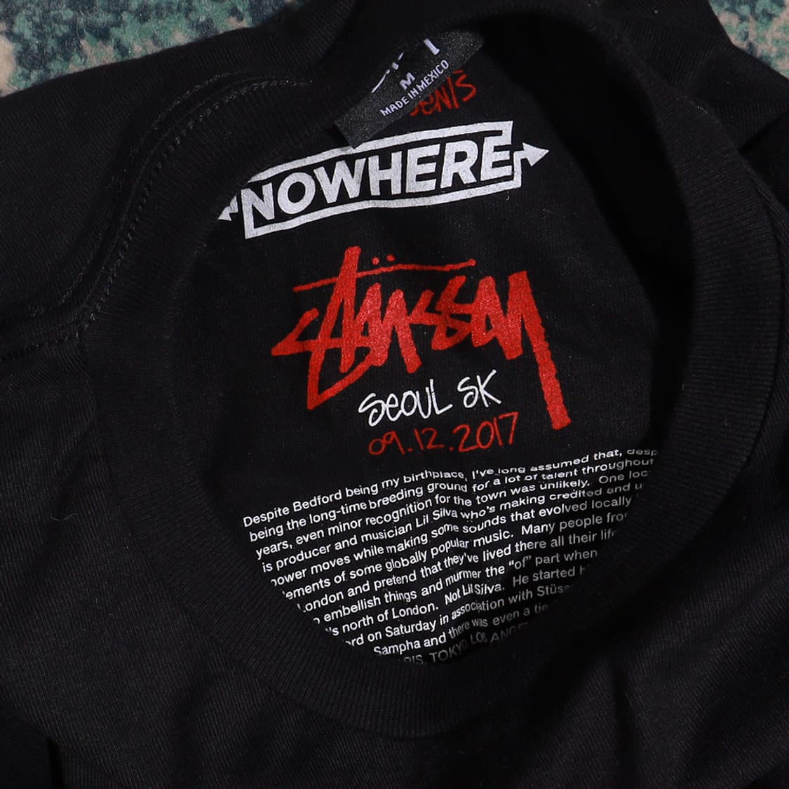 STUSSY 스투시 2017 익스클루시브 서울 SK 롱슬리브 (블랙/M) 상품이미지3