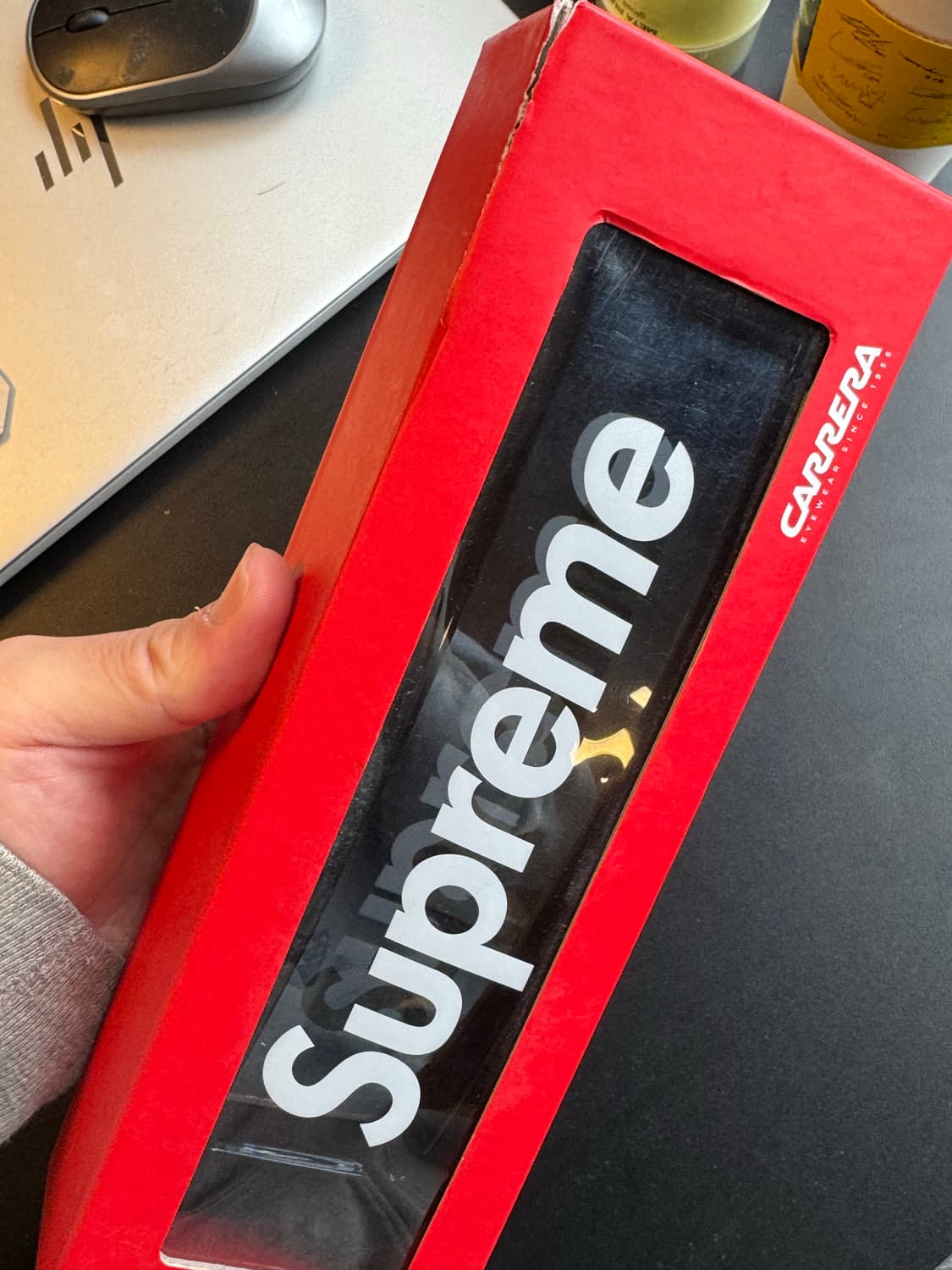 슈프림 x 카레라 오버탑 고글 블랙 21FW 상품이미지3