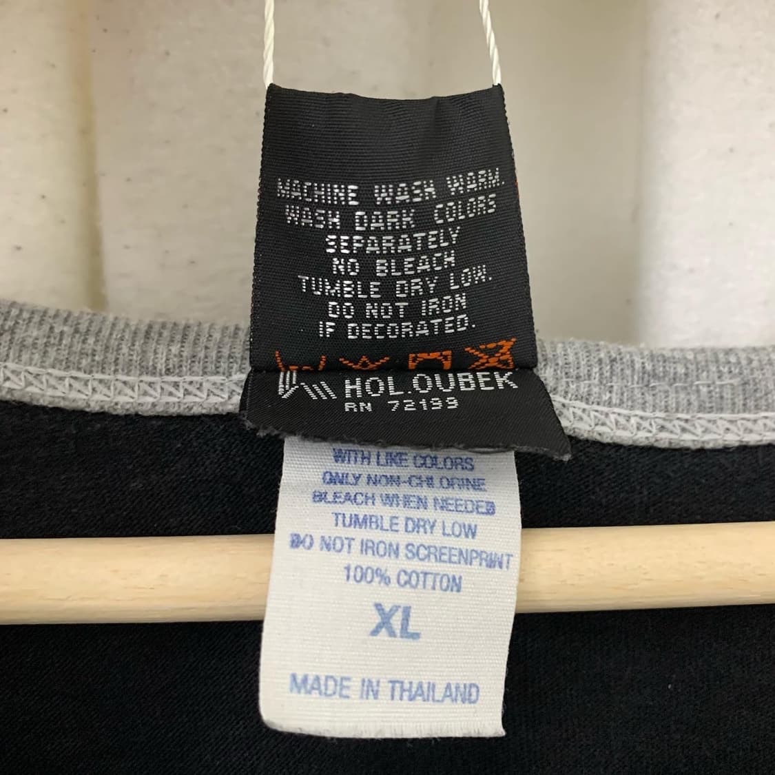 할리데이빈슨 블랙 빅프린팅 슬리브리스 상품이미지7