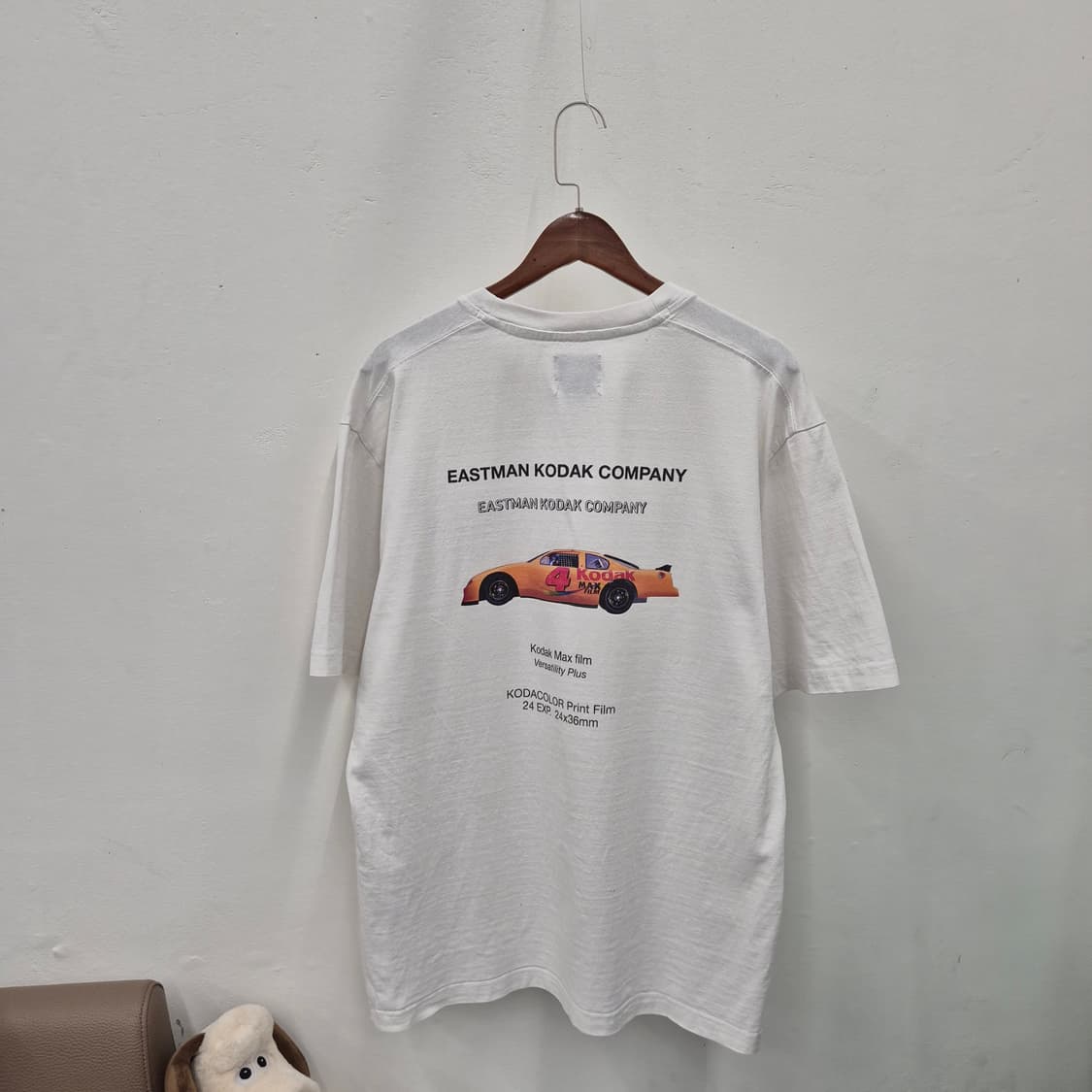 코닥 아카이브 레이싱 그래픽 오버핏 반팔 XL 상품이미지5