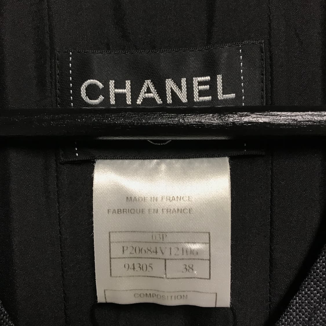 샤넬 실크 혼방 원피스 38 상품이미지4