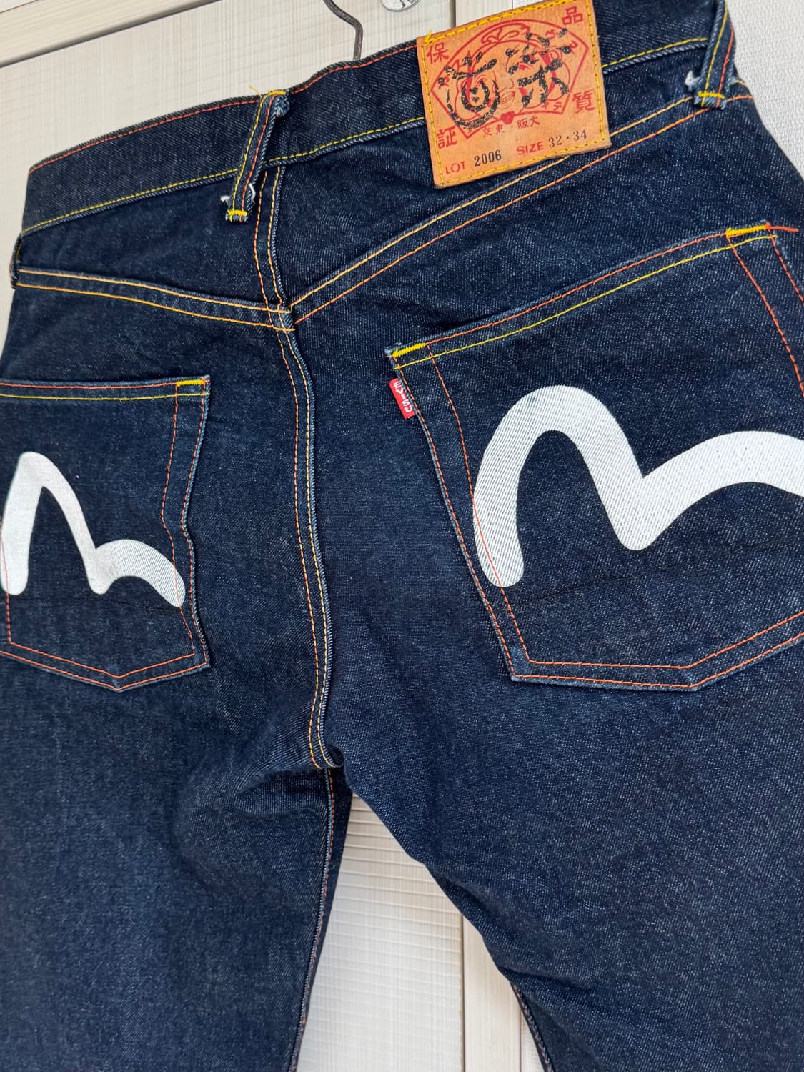 에비수 Evisu 도락(道樂) 드래곤 데님팬츠 32x34size 상품이미지7