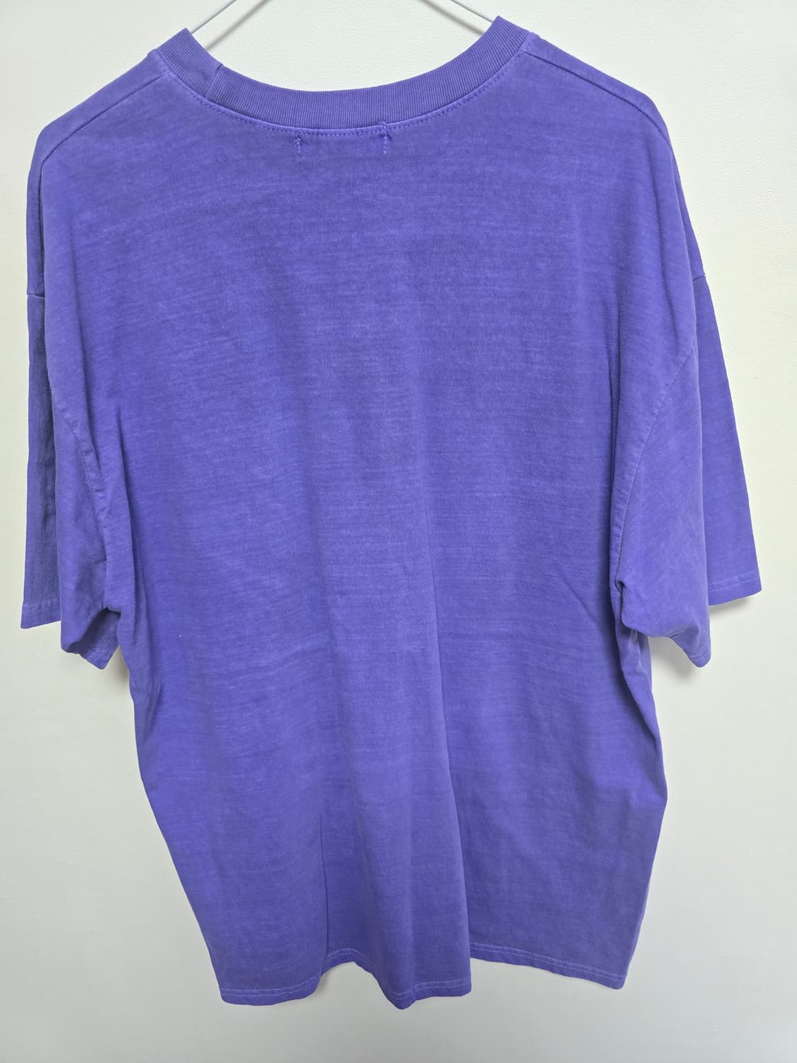 투어다잉 피그먼트 워싱 오버핏 반팔티셔츠 (퍼플) 상품이미지2