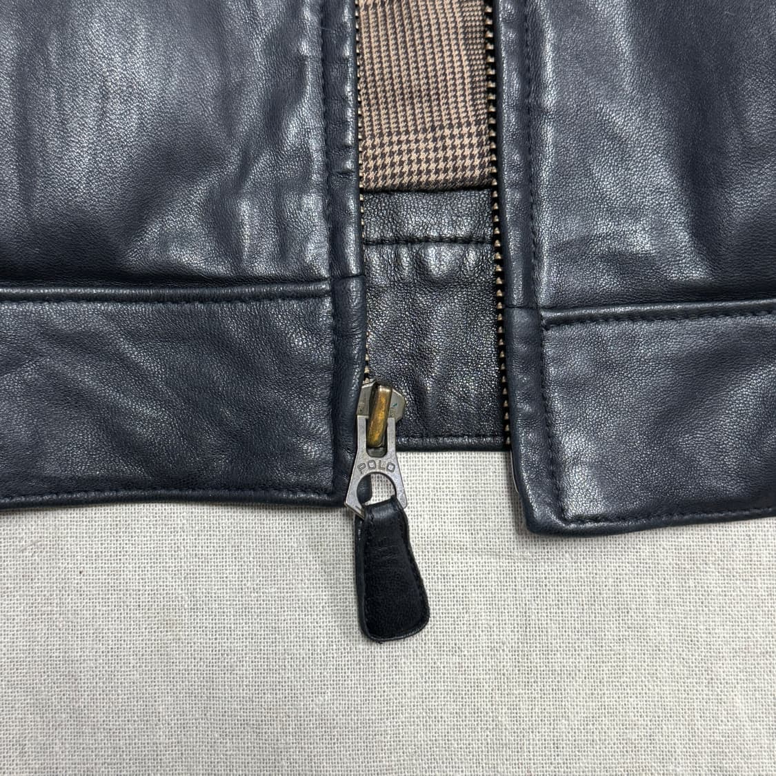 폴로랄프로렌 빈티지 블랙포니 양가죽 자켓 L 상품이미지3