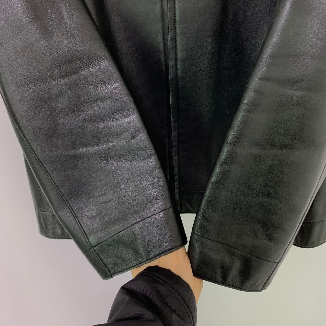 리바이스 레드탭 리얼레더 빈티지 양가죽 자켓 블랙 100 L 상품이미지9