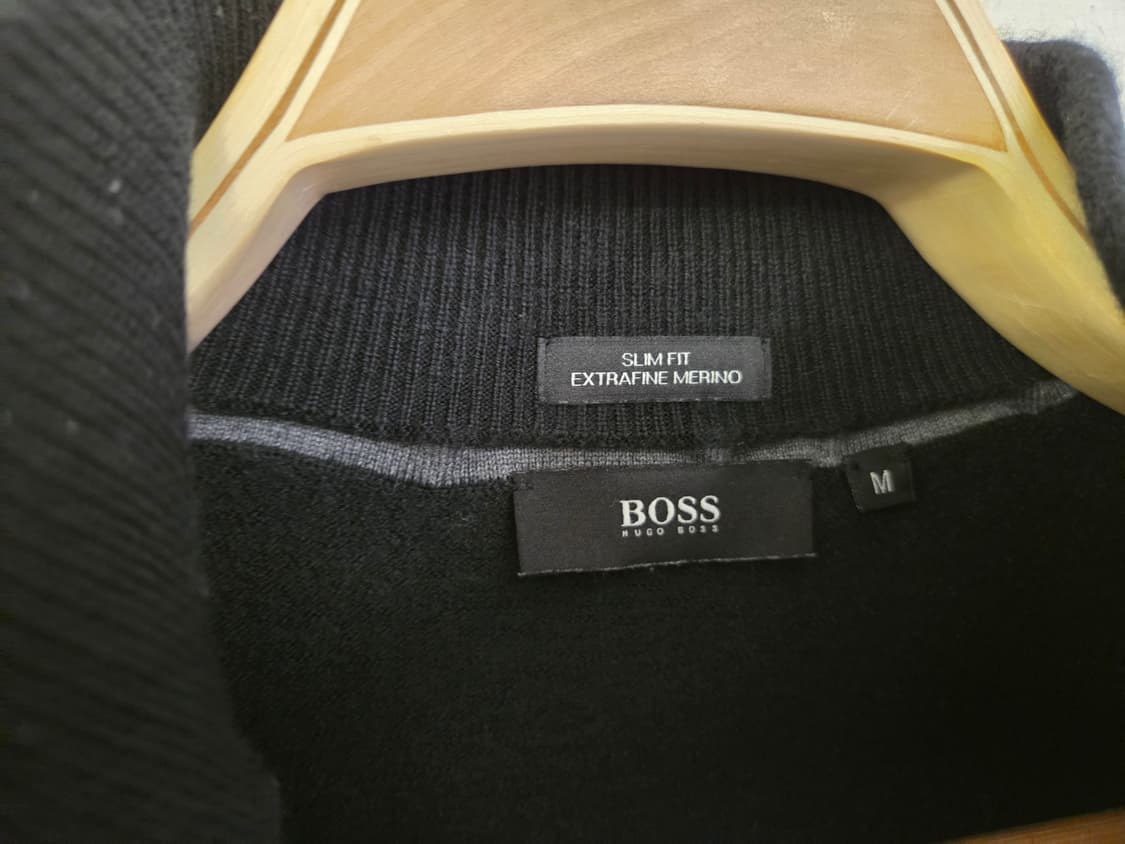 BOSS 남성 반집업 니트 M 상품이미지4