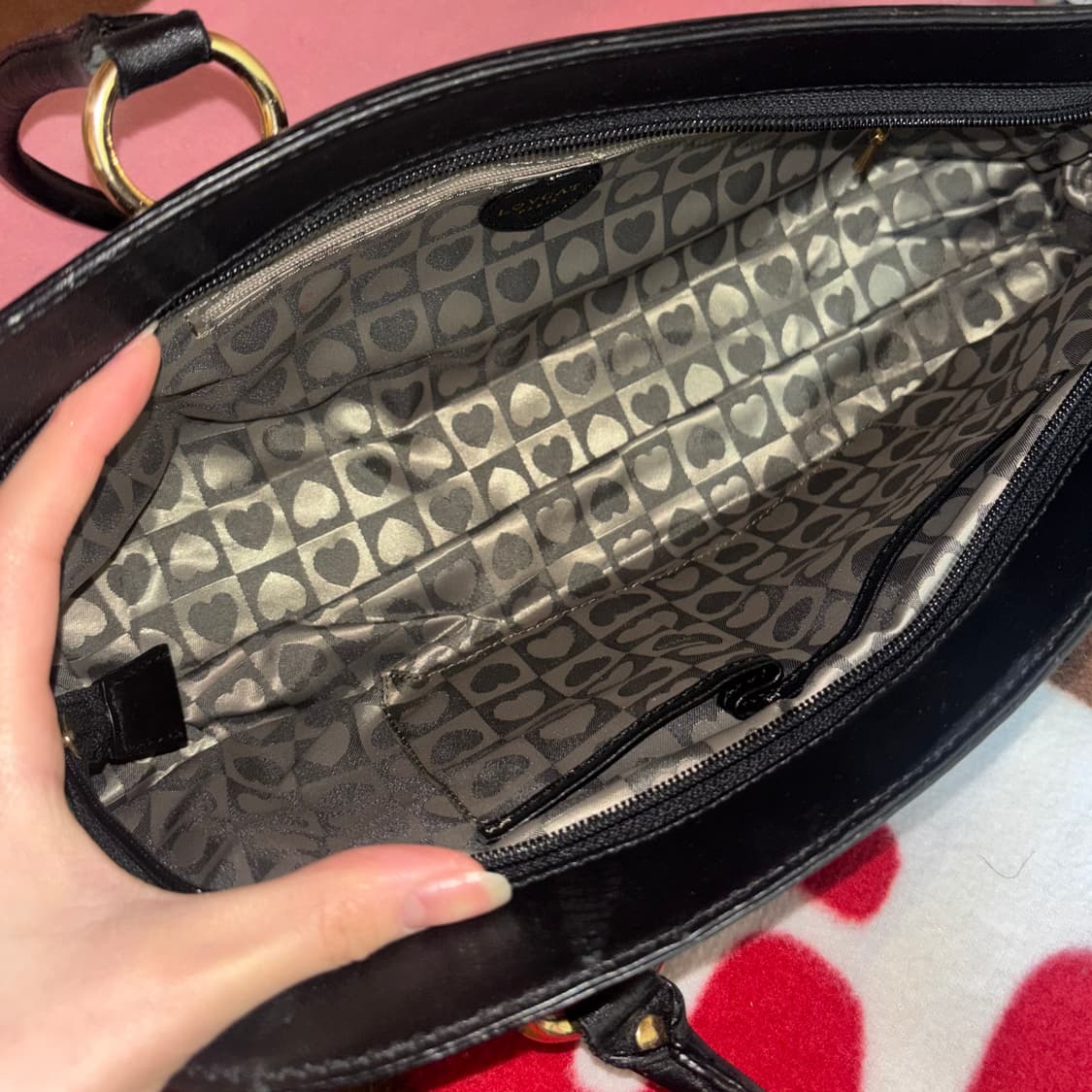 빈티지 LOVCAT 러브캣 히메 갸루 검핑 가방 캐캐채깔 핀터 상품이미지5