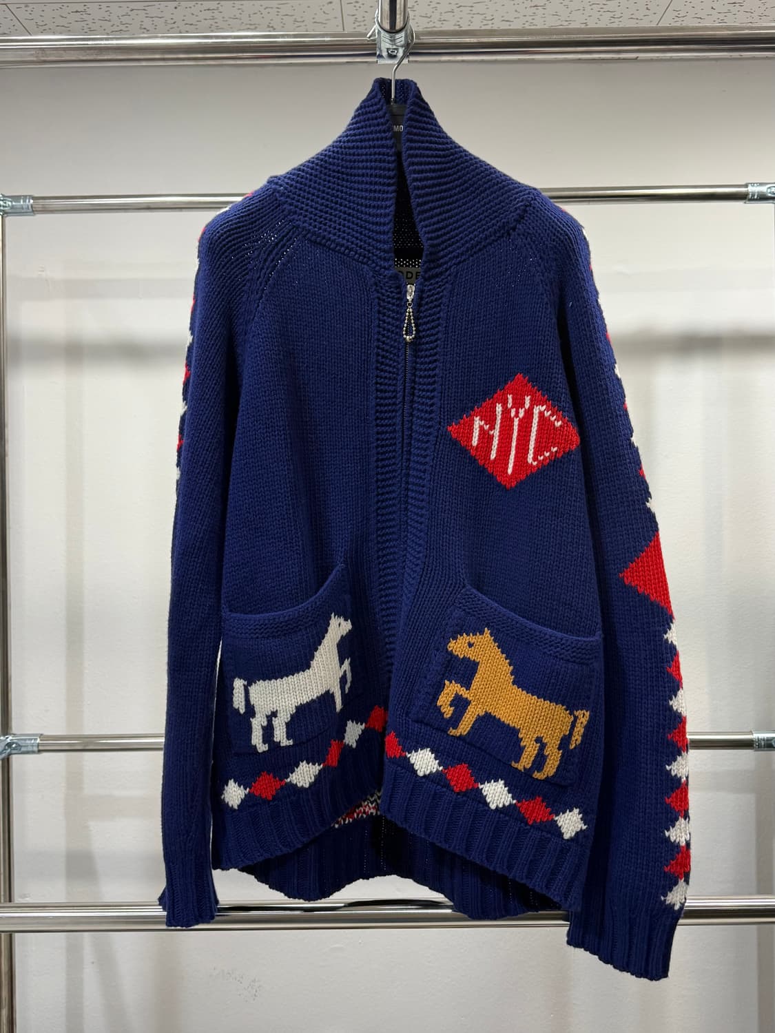 Bode — Diamond Corral Cardigan (SS25) 상품이미지1