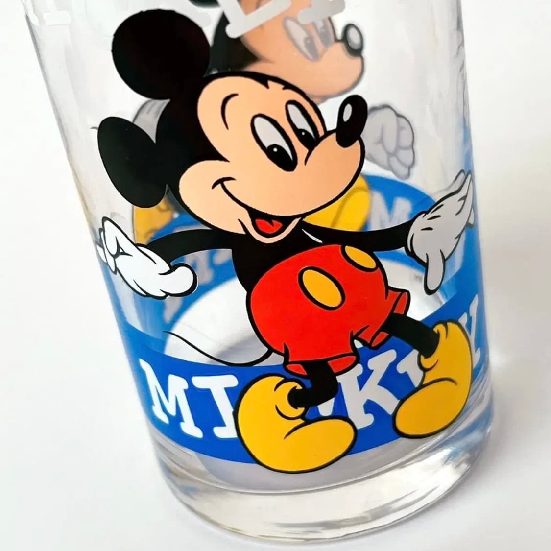 빈티지 미키마우스 글라스 컵 인테리어소품 디즈니 산리오 가챠 피규어 인형 상품이미지1