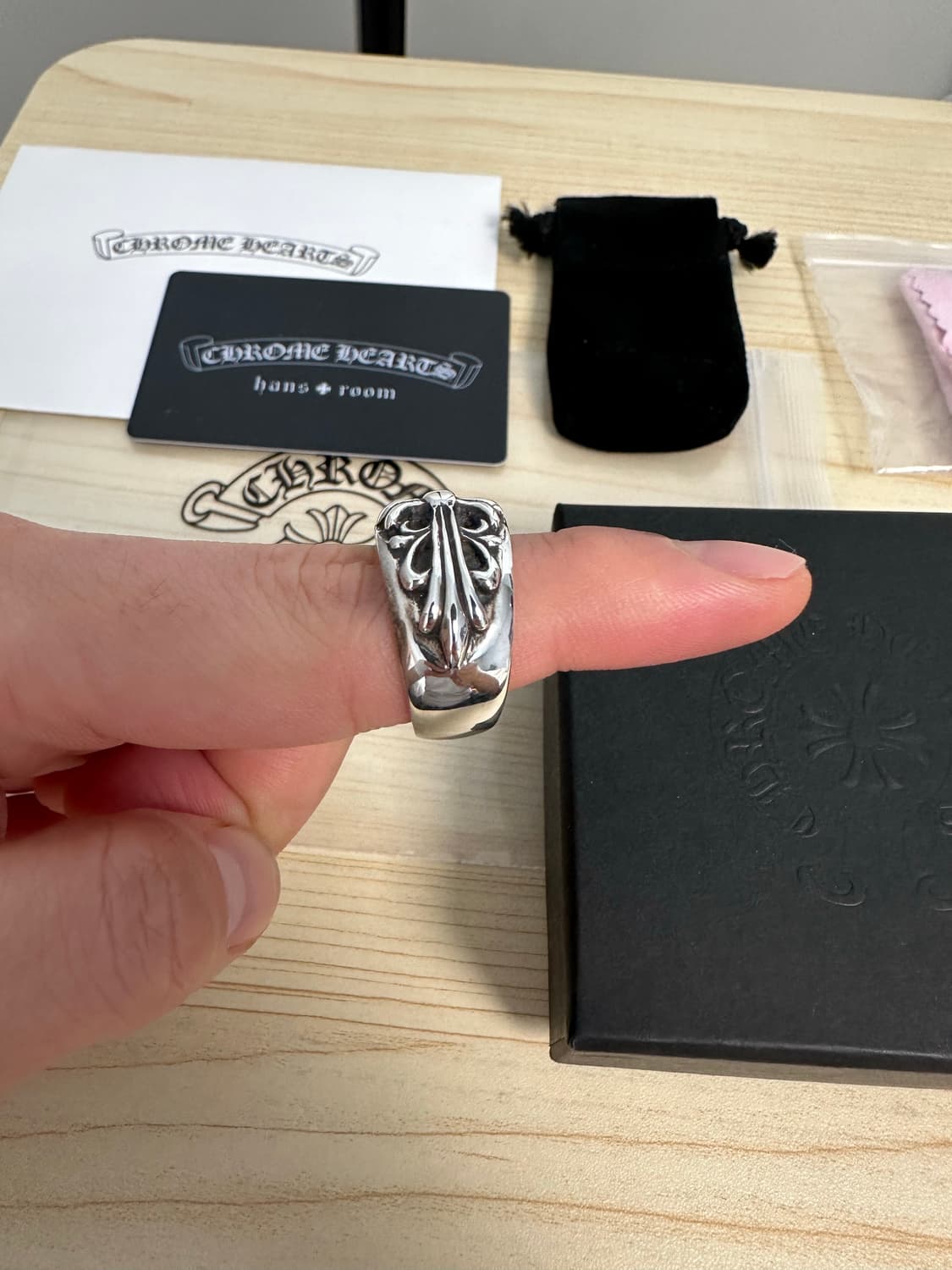 크롬하츠 플로랄링 반지 상품이미지2