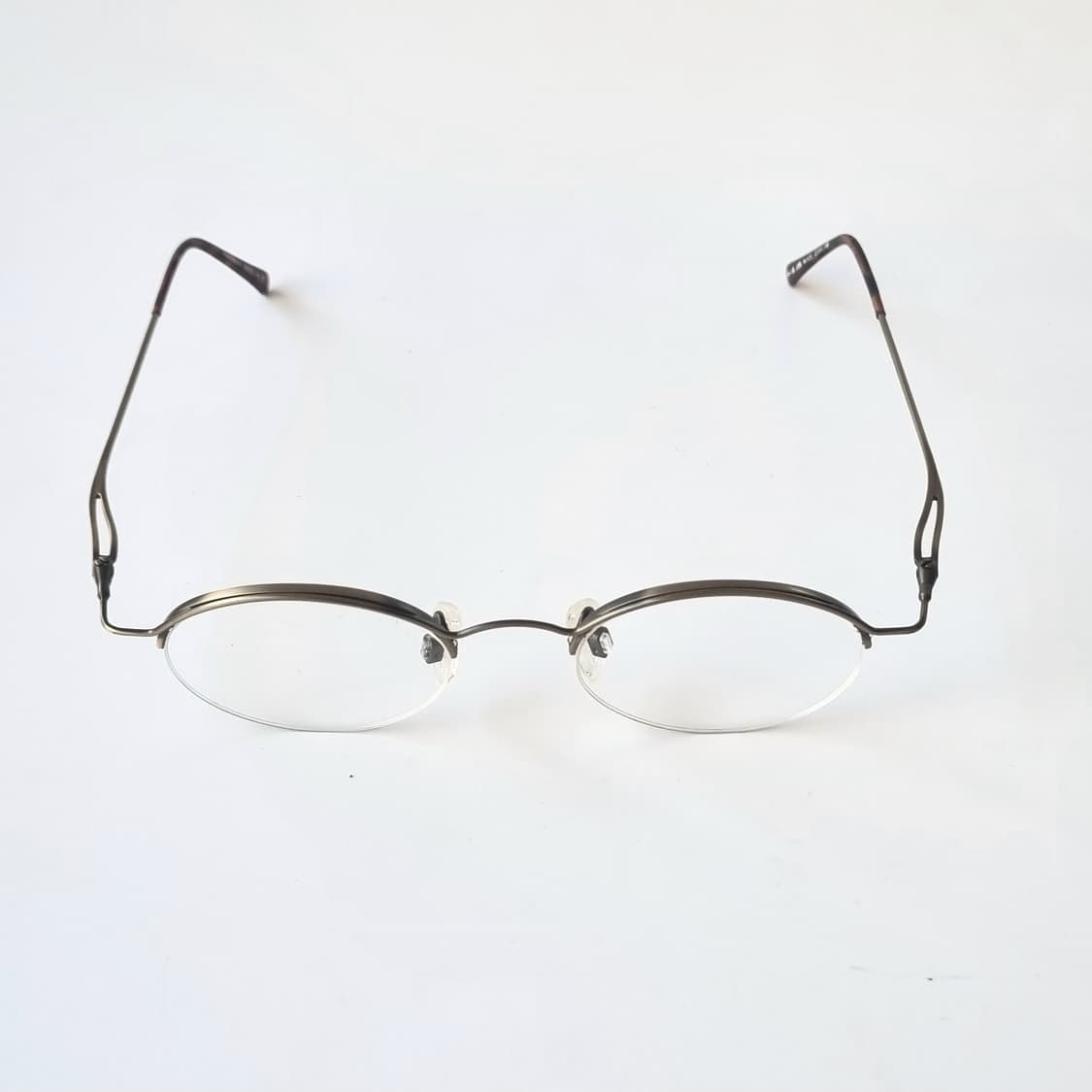 데드스탁 빈티지 오벌형 엔틱 반무테 안경테 463 상품이미지4