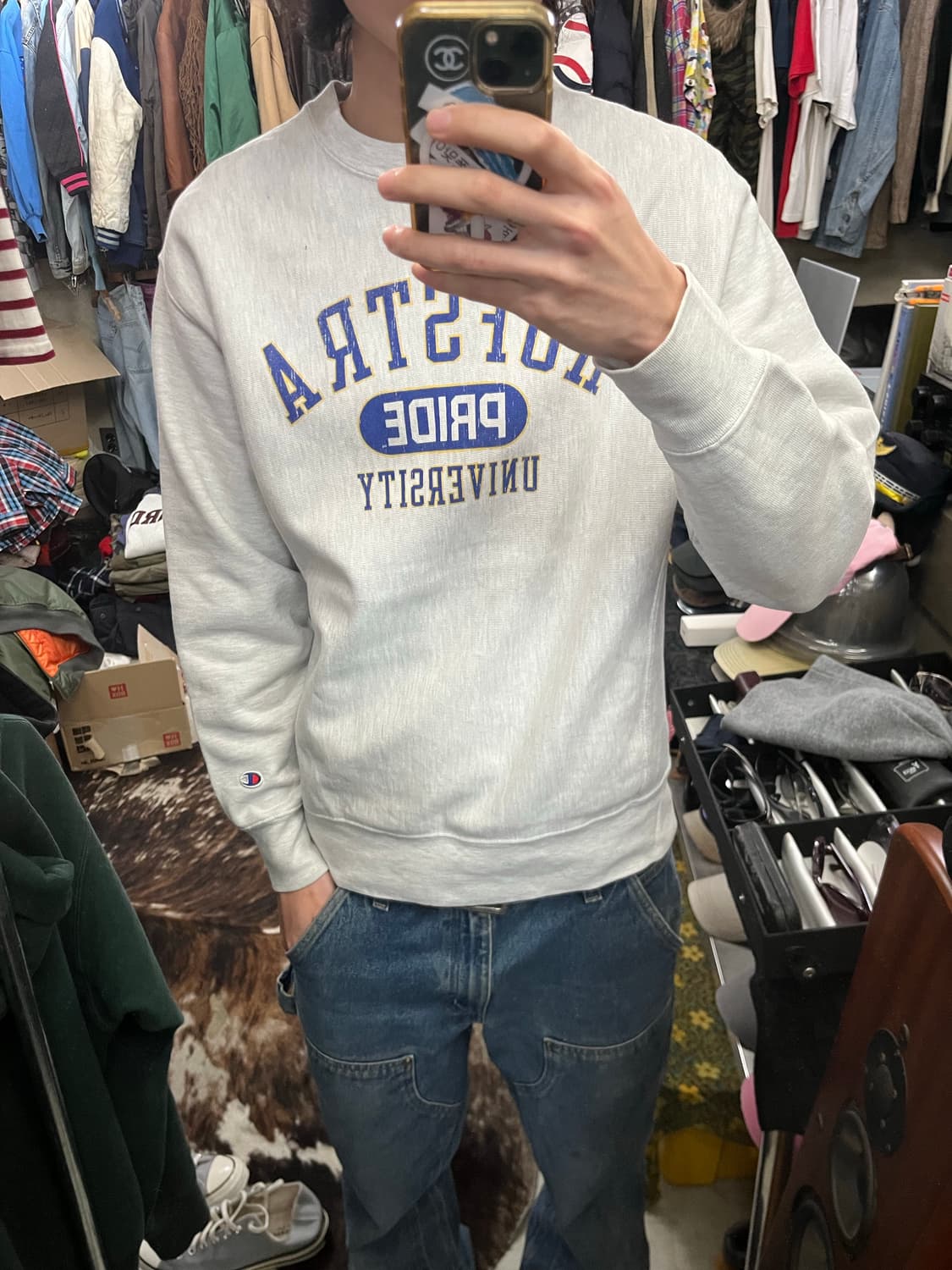 CHAMPION REVERS WEAVE SWEAT SHIRT 상품이미지1