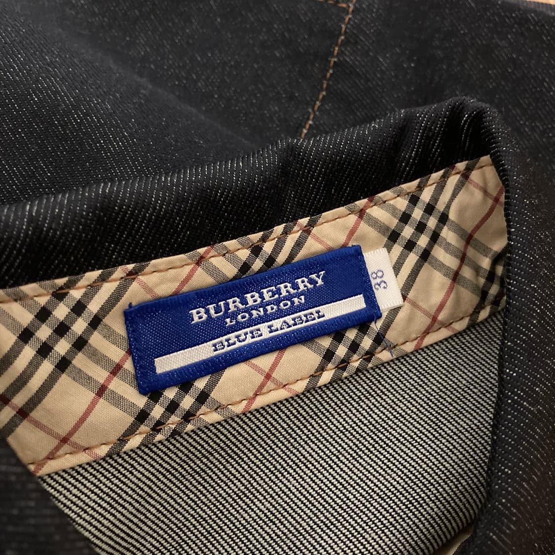 버버리 벨티드 노바체크 데님 원피스 상품이미지8