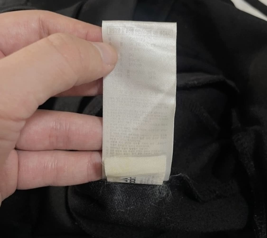 아디다스 블랙 검흰 여자 트랙탑 져지집업 90/S 상품이미지5