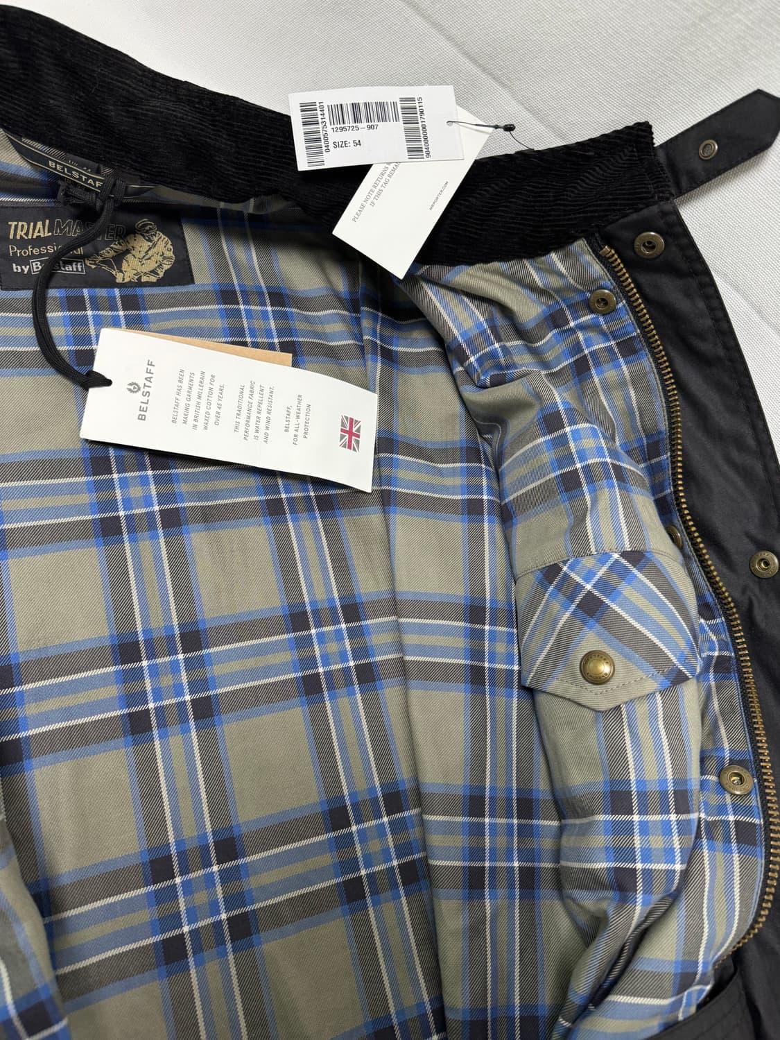 벨스타프 트라이얼 마스터 왁스 자켓 마호가니 54 상품이미지8