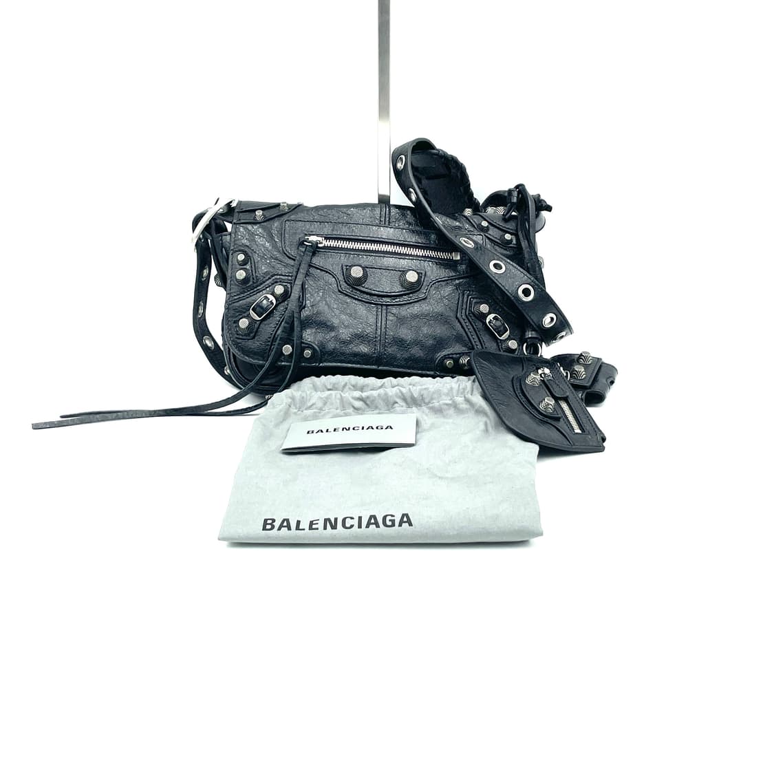 발렌시아가 르 카골 아레나 플랩백 xs 블랙 상품이미지1