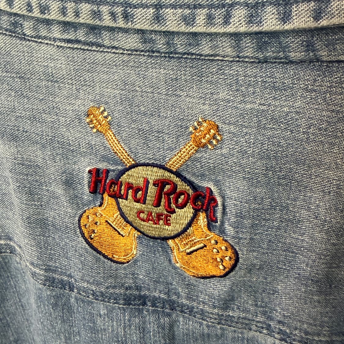 [XL] 90s 하드락카페 로더데일 데님셔츠 상품이미지7